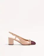 Valentino Valet Du Roi Kidskin Slingback Pumps 60Mm